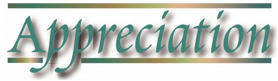 Appreciation